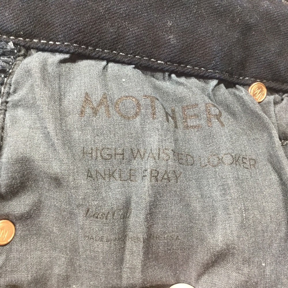 Mother High Waisted The Looker Ankle Fray, 26 - Picture 3 of 9